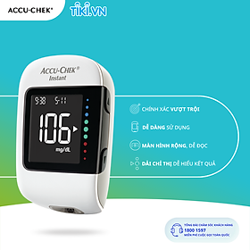 Hình ảnh Máy Đo Đường Huyết ACCU-CHEK Instant Đo Được 4 Loại Mẫu Máu, Có Kết Nối Bluetooth - Chưa Có Que Thử