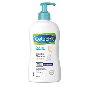 Sữa Tắm Gội Dịu Nhẹ Cho Bé Cetaphil Baby Wash & Shampoo with Organic