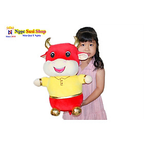 GẤU BÔNG CON TRÂU SIÊU CUTE - HÀNG SIÊU ĐẸP