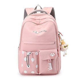Balo nữ đi học đi chơi đựng laptop vải nylon cao cấp màu pastel thời trang ulzzang hàn nhật dễ thương 2447
