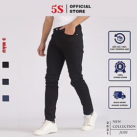 Quần Jean Nam 5S (3 Màu) Cơ Bản, Chất  Cotton Cực Mềm Mại, Co Giãn Tốt, Không Bai Xù, Bền Màu, Phom Trẻ Trung (QBD)