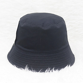 Mũ Bucket Vành Cụp, nón tai bèo vành tròn đội được 2 mặt thêu mặt da vải cotton cao cấp phù hợp cho các bạn nữ