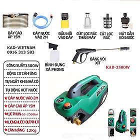 Mua MÁY RỬA XE KAD JAPAN 3500W MÁY CHỈNH ÁP TẶNG PHỤ KIỆN ĐẦY ĐỦ THEO MÁY