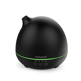 Máy Tạo Độ Ẩm Khuếch Tán Hương Homgeek Tự Động Tắt Hẹn Giờ Với 7 Màu Đèn LED Và Chế Độ Phun Sương Có Thể Điều Chỉnh Cho Văn Phòng (400ml)