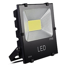 Đèn pha LED vỏ nhôm đúc nguyên khối, kính cường lực, công suất 50w (đủ w)