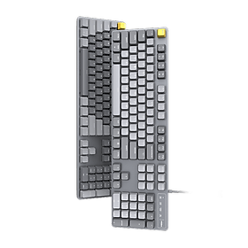 Xiaomi Ecological Chain MIIIW Gaming Mechanical Keyboard 600K 104 Keys Red Switch USB Wired Keyboard For 6 Modes White LED Backlights Gaming Keyboard Mouse & Mouse Pad Set For PC Laptop Gamer Use