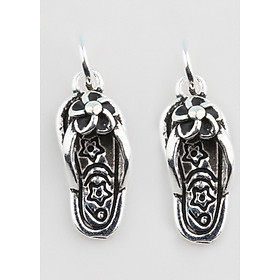 Combo 2 cái charm bạc hình chiếc dép treo - Ngọc Quý Gemstones