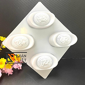 Mua Khuôn BÁNH DẺO  TRUNG THU RAU CÂU  NHẤN XÔI  BÁNH TỔ  RAU CÂU 3D - Hình THỎI VÀNG hoa văn PHÚC LỘC THỌ