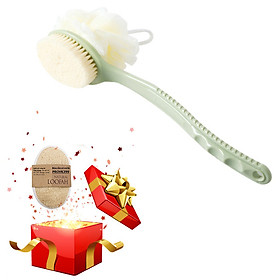 Mua Dụng cụ tắm đa năng bàn chải kỳ lưng và bông tắm tạo bọt KR100- Tặng bông tắm xơ mướp Long An PROVK399
