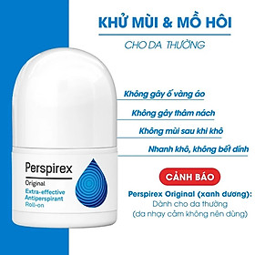 Lăn Khử Mùi Perspirex Comfort, Original, Strong, For Men Giúp Khử Mùi Hôi Nách, Hạn Chế Ra Mồ Hôi Nhiều 20ml
