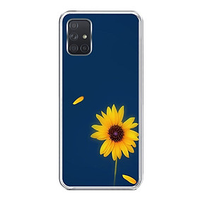 Ốp lưng điện thoại Samsung Galaxy A71 - Silicon dẻo - 0327 SUNFLOWER06 - Hàng Chính Hãng