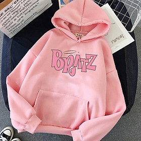 Bratz Chữ In Hoodie THU ĐÔNG Áo Unisex Nam Nữ Nam Thời Trang Sinh Viên Hoodie Tay Dài