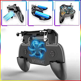 Mua Tay cầm chơi game PUBG cao cấp tích hợp quạt tản nhiệt và sạc dự phòng cho điện thoại SR2 (4000mAh)-Hàng chính hãng