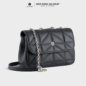 Túi Yuumy ( Thời trang nữ dây đeo phối xích cá tính size 23 - Túi đeo chéo da Seasand YN212 )