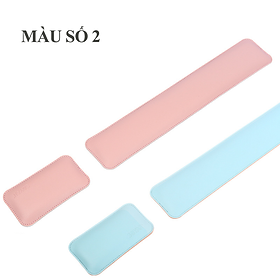 Mua Bộ 2 món đệm kê tay bàn phím và chuột chất liệu da PU chống thấm nước đa dạng màu sắc TLC00011