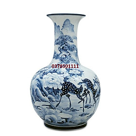 Mua Lọ tỏi men rạn vẽ tùng lộc