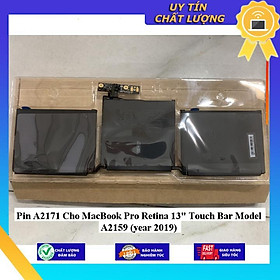 Pin A2171 Cho MacBook Pro Retina 13" Touch Bar Model A2159 (year 2019) - Hàng Nhập Khẩu New Seal