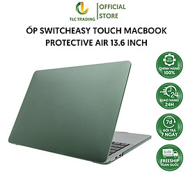 Ốp dành cho MacBook Air M2 SWITCHEASY Touch Protective An Toàn Mỏng Nhẹ Chống Trầy Xước - Hàng chính hãng