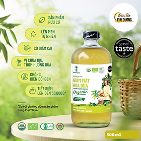 Dấm mật hoa dừa Sokfarm - Bổ sung lợi khuẩn, kích thích tiêu hóa, hỗ trợ giảm đau cho người bị GUT, lên men tự nhiên trong vòng 6 tháng