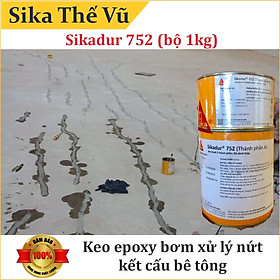 Mua Keo epoxy bơm xử lý nứt kết cấu bê tông - Sikadur 752 (bộ 1kg)