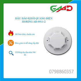 Mua Đầu dò báo cháy khói quang điện HORING AH-8011-2 (24VDC) -(có kiểm định) Ảnh thật