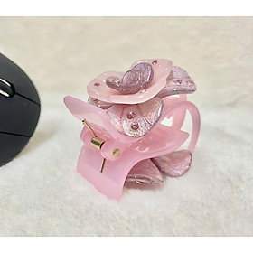 Kẹp tóc càng cua sang trọng mẫu mới - Kẹp tóc càng cua hoa đính đá cao cấp - Kẹp tóc càng cua ( Hàng cao cấp )