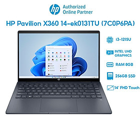 Mua Laptop HP Pavilion X360 14-ek0131TU 7C0P6PA (i3-1215U | 8GB | 256GB | Intel UHD Graphics | 14  FHD Touch | Win 11) Hàng chính hãng