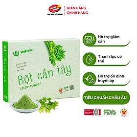 Bột Cần Tây Sấy Lạnh Nguyên Chất Quảng Thanh Hộp 45gr - Hỗ trợ giảm cân, giảm mỡ bụng, giảm mụn, giảm gút