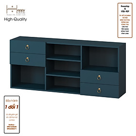 [Happy Home Furniture] WESLEY, Tủ trang trí - 4 hộc kéo ,  140cm x 30cm x 60cm ( DxRxC), THK_048