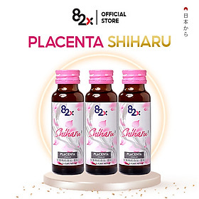 82X Combo 3 chai Nước uống Placenta Shiharu làm đẹp da đến từ Nhật Bản