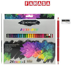 Hộp 24 Bút Chì Màu Vẽ 2 Đầu - Acmeliae 43979