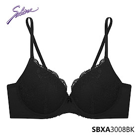 Áo Lót Mút Dày Siêu Nâng Ngực Phối Ren Màu Đen Hoặc Da Basic Doomm Doomm By Sabina SBXA3008
