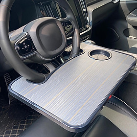 Car Trays Double Side Stand for Eating Notebook for Most Vehicles Steering Wheels