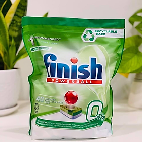 Viên rửa chén, bát Finish All in 1 max Eco 0%- Dành cho máy