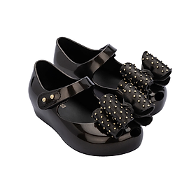 Giày thơm Mini Melissa Nơ chấm Đen