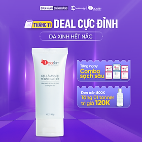Gel làm sạch tẩy tế bào da chết và dưỡng ẩm da Laaskin 50g