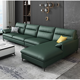 Sofa da góc L cao cấp Juno Sofa HDCT-01