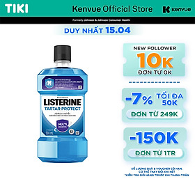 Nước Súc Miệng Ngăn Ngừa Vôi Răng Listerine Tartar Protection (500ml) - 8850007811671