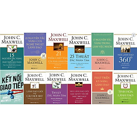 Hình ảnh Combo 12 Cuốn Sách Hay Về Lãnh Đạo Của John Maxwell