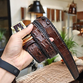 Thắt Lưng Cá Sấu [DÂY LIỀN NGUYÊN CON ĐAN VIỀN THỦ CÔNG RẤT ĐẸP VÀ BỀN