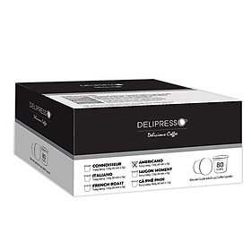 Cà Phê Delipresso Americano 80 viên 9g