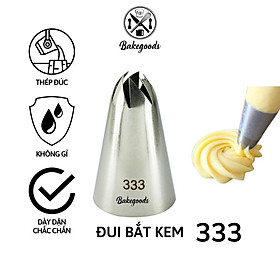 Mua Đui bắt kem 333  Đuôi bắt kem làm bánh quy  trang trí bánh bằng thép không gỉ đúc liền khối dày dặn  cứng cáp
