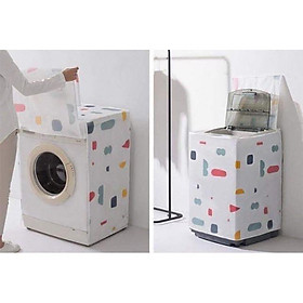 Áo trùm máy giặt vỏ bọc loại cửa trước ngang & trên đứng 7kg 8kg 9kg - vải bao chùm chống bụi 4.7