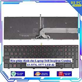 Bàn phím dành cho Laptop Dell Inspiron Gaming 15-5576, 5577 LED đỏ - Hàng Nhập Khẩu mới 100%