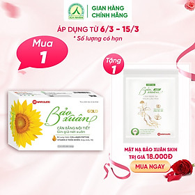 Chính Hãng + Freeship Viên uống Bảo Xuân Gold, Hỗ Trợ Suy Giảm Sinh Lý Nữ, Tăng Cường Nội Tiết Tố Nữ (Hộp 30v)