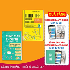 Combo Mind Map English Grammar – Ngữ pháp tiếng anh bằng sơ đồ tư duy Và Từ Vựng Tiếng Anh Qua Sơ Đồ Tư Duy - Nghe Qua App (NHH)