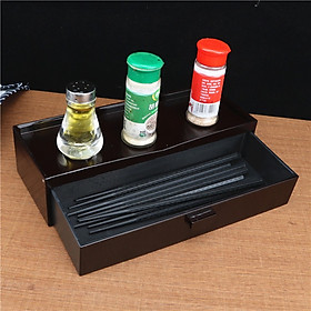 Mua Hộp Đựng Muỗng Đũa Nhựa ABS Có Ngăn Kéo 2 Trong 1   Phong Cách Nhật Bản  