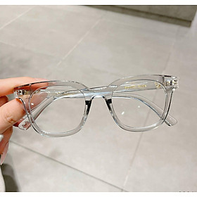 (Hàng cao cấp) Kính mắt nam nữ dáng vuông mắt kính chống ánh sáng xanh giúp bảo vệ mắt