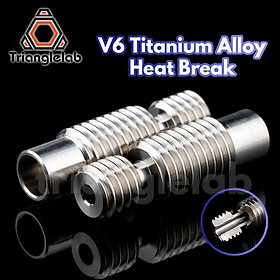 Trianglelab Lớp 5 V6 Titan Alloy Heatbreak 1.75mm cho Volcano V6 Hotend cho chất chống mài mòn carbon Kích thước máy in 3D: 1PC 1.75mm M7