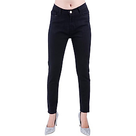 Quần Jeans Kaki Nữ Tôn Dáng JNKK01 - Đen (Size